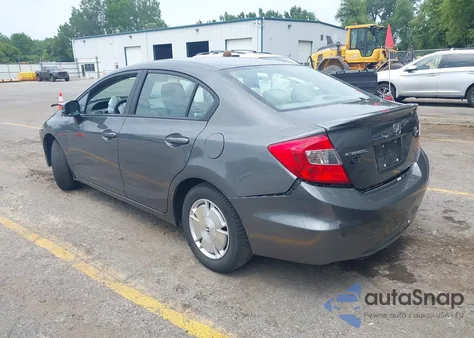 2012 Honda Civic Hf из США, поврежденный, VIN 2HGFB2F65CH546175